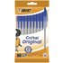 Bic Cristal Original, Penne Blu a Sfera (Punta 1mm), Confezione da 10