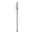 Bic Cristal Re'New, Penna Ricaricabile Blu a Sfera, Fusto in Metallo (Punta 1mm), Confezione 1 Penna + 2 Ricariche