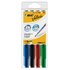 Bic Velleda evidenziatore 4 pezzo(i) Nero, Blu, Verde, Rosso