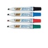 Bic Velleda Whiteboard Marker 4 pezzi Nero, Blu, Verde, Rosso