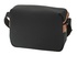 Billingham Borsa Hadley Small Tela Nero/Bordi Cuoio marrone chiaro + finiture ottone