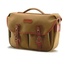 Billingham Borsa Hadley Pro Tela Khaki/Bordi Cuoio marrone chiaro + finiture ottone