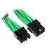 BitFenix Prolunga PCIe 6+2 pin 45 cm - guaina verde/nera