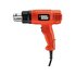 Black & Decker KX1650 740 l/min 600 °C 1750 W Nero, Arancione