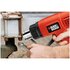 Black & Decker KX1650 740 l/min 600 °C 1750 W Nero, Arancione