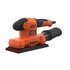 Black & Decker BEW220 Levigatrice orbitale 14000 Giri/min Nero, Arancione