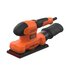 Black & Decker BEW220 Levigatrice orbitale 14000 Giri/min Nero, Arancione