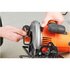 Black & Decker CS1550-QS Sega Circolare Portatile 19 cm 5500 Giri/min 1500 W Nero, Arancione