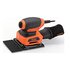 Black & Decker KA401LA Levigatrice orbitale 14000 Giri/min Nero, Arancione