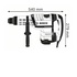 Bosch 0 611 265 000 martello perforatore 1500 W 305 Giri/min