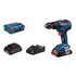 Bosch GSB 18V-55 PROFESSIONAL 1800 Giri/min Senza chiave 1,1 kg Nero, Blu, Rosso