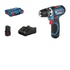 Bosch GSR 12V-15 FC Flex Professional 1300 Giri/min Senza chiave 600 g Nero, Blu