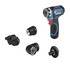 Bosch GSR 12V-15 FC Professional Senza chiave 600 g Nero, Blu