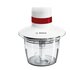Bosch MMRP1000 tritaverdure elettrico 0,8 L 400 W Rosso, Trasparente, Bianco