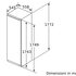 Bosch Serie 4 Congelatore monoporta da incasso, 177.2 x 55.8 cm