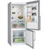 Bosch Serie 4 KGN76XIEP frigorifero con congelatore Libera installazione 526 L E Acciaio inox