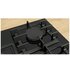 Bosch Serie 6 PPQ7A6I40 piano cottura Nero Da incasso 75.2 cm Gas 5 Fornello(i)