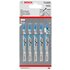 Bosch T 118 B Lama per seghetto alternativo High-Speed Steel (HSS) 5 pz