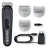 Braun BodyGroomer Rifinitore Corpo 3 BG3340 Nero/Grigio Depilazione Da Uomo Con Pettine Per Le Aree Sensibili