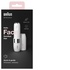 Braun Face FS1000 Mini Depilatore Viso Donna, Bianco