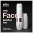 Braun Face FS1000 Mini Depilatore Viso Donna, Bianco