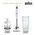 Braun MultiQuick 1 MQ10.2001M Frullatore per cottura 450 W Bianco