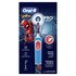 Braun Oral-B Spazzolino Elettrico Ricaricabile Pro Kids con personaggi Marvel Spider-Man, 2 Testine, da 3 Anni In Su. 1 Spazzolino