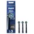 Braun Oral-B Testine Di Ricambio Pro Cross Action Black, 3 Testine