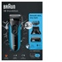 Braun Serie 3 Shave&Style 3in 1 3010BT Nero/Blu
