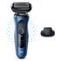 Braun Series 6 61-B1200s Rasoio Trimmer Nero, Blu