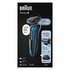 Braun Series 6 61-B1200s Rasoio Trimmer Nero, Blu