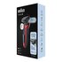 Braun Series 6 61-R1000s Rasoio Nero Rosso