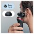 Braun Series 6 61-R1200s Rasoio Elettrico Uomo Con Accessorio Rifinitore Di Precisione EasyClick SensoFlex Wet&Dry Ricaricabile Rosso
