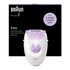 Braun Silk-épil 3 3-000 20 pinzette Viola, Bianco