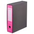 Brefiocart Brefio Fluo raccoglitore ad anelli A4 Nero, Rosa