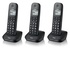 Brondi Gala Trio Telefono DECT Nero Identificatore di chiamata