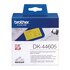 Brother NASTRO ADES CARTA NERO/GIALLO 62MM DK44605