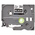 Brother Nastro per etichettatore tze-335 nero/bianco 12mm