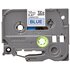 Brother Nastro per etichettatore tze-531 blu/nero 12 mm