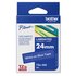 Brother Nastro per etichettatore tze-541 blu/nero 18 mm