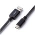 CableMod CM-CKCA-CW-PW150PW-R cavo USB 1,5 m USB A USB C Nero