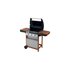 Campingaz 4 Series Woody LX Barbecue Zona Cottura Gas 9600 W Nero, Marrone, Acciaio inossidabile