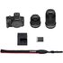 Canon EOS R100 + RF-S 18-45mm f/4.5-6.3 IS STM + RF-S 55-210mm f/5-7.1 IS STM