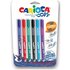 Carioca 43037 Penna in gel con cappuccio Medio Multicolore 6 pz