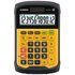 Casio WM-320MT calcolatrice Tasca Calcolatrice con display Nero, Giallo