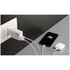 Cellular Line Dual Charger - iPhone 8 Caricabatterie da rete con 2 porte USB e USB-C Bianco