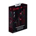 CELLY CyberWired Auricolare 3.5 mm Nero Rosso