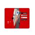 CELLY Venere Passport Portafoglio Rosso Ecopelle