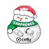 CELLY XMASEARSNOWWH Cablato In-ear Bianco