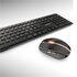 Cherry DW 9100 SLIM tastiera Mouse incluso Universale RF senza fili + Bluetooth QWERTZ Svizzere Nero